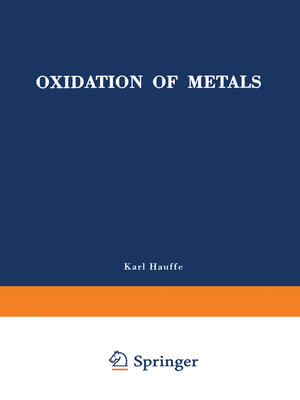 cover image of Oxidation of Metals